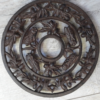 dessous de plat olive