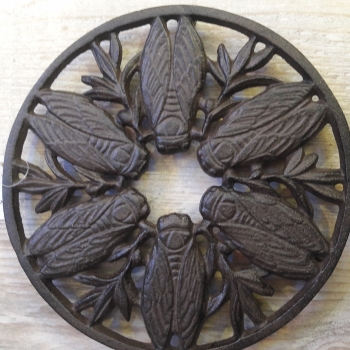 dessous de plat cigale