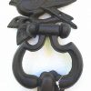 Heurtoir - marteau de porte - oiseau en fonte