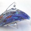 Dauphin en verre soufflé grand modèle