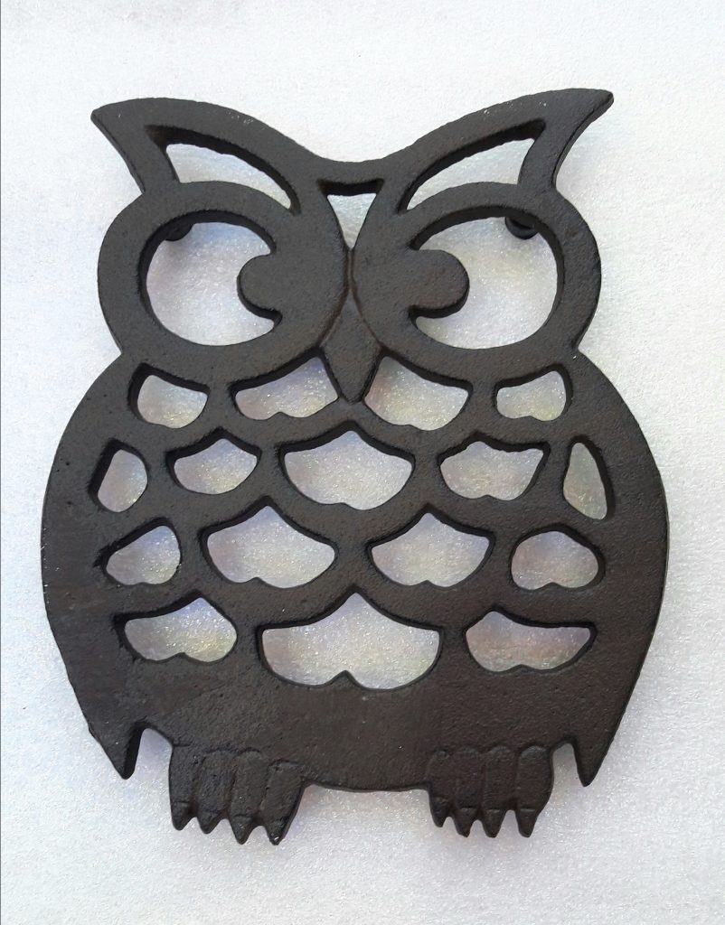 Dessous De Plat En Fonte émaillée Marron – Olive – Déco Rustique