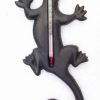 Thermomètre mural salamandre en fonte