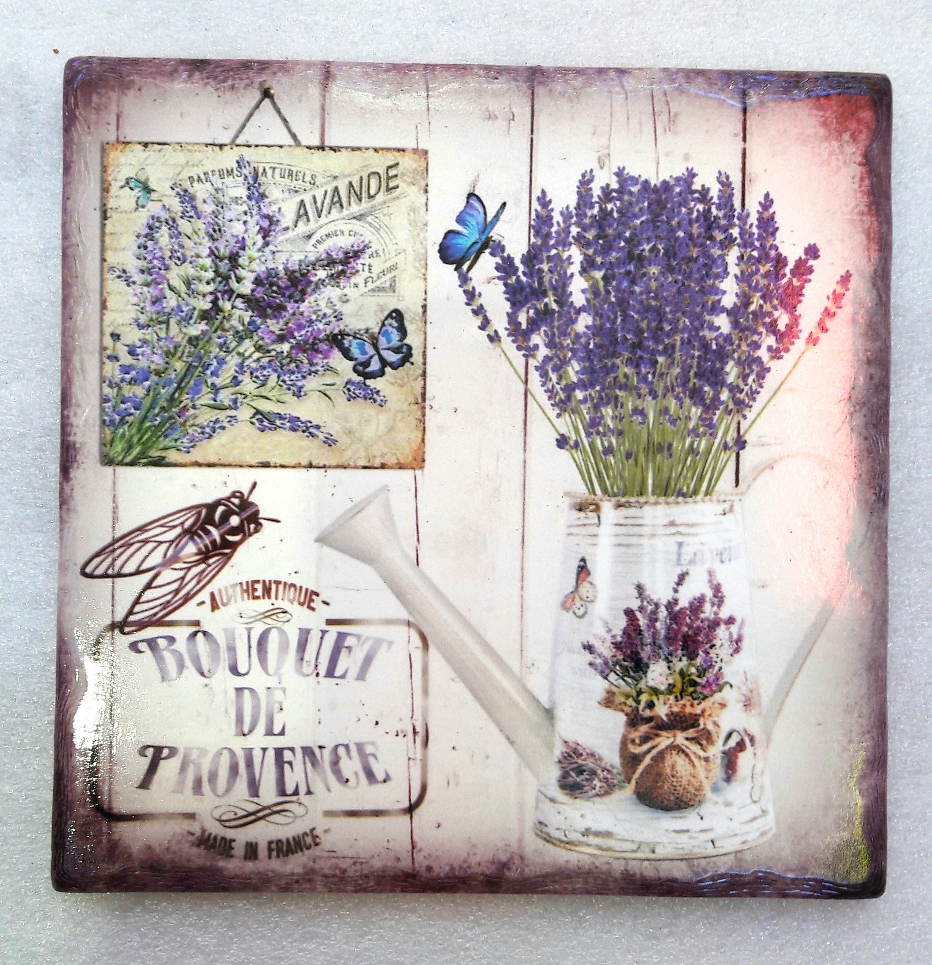 minline-shop Dessous de Plat Provence 21 cm Vieilli en Fonte