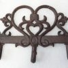 Porte manteau coeur en fonte – Image 2