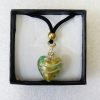 Collier avec pendentif cœur en verre soufflé – Image 4