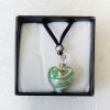 Collier avec pendentif cœur en verre soufflé – Image 3