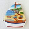 Magnet voilier personnalisable ou phare coloré en relief en résine – Image 3