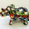 Éléphant en mosaïque grand modèle