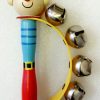Hochet à Grelots en bois peint pour enfants en bas âge – Image 4