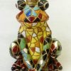 Grenouille couronnée en mosaïque grand modèle