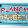 Plateau apéritif en métal en forme de flèche