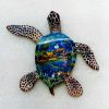 Tortue de mer en résine à accrocher ou à poser – Image 3