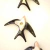 Vol d'hirondelles chardonnerets colorées en céramique artisanat français – Image 9
