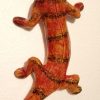 Salamandre/lézard modèle unique artisanal en céramique peint main – Image 7