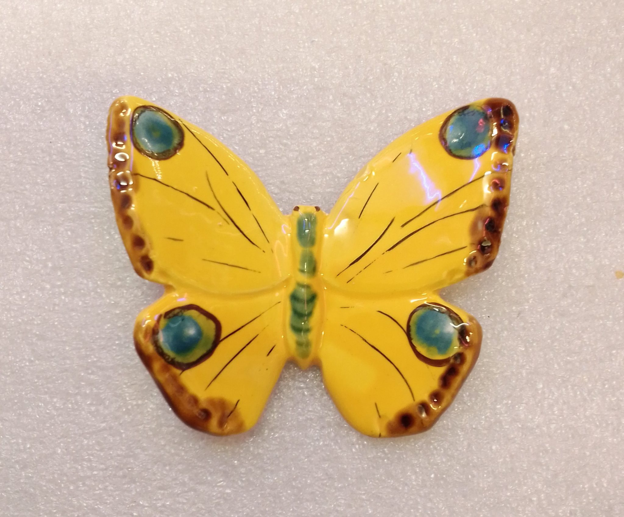 Papillon En Fer Forgé Peint à La Main - Décoration Murale - Couleurs Variées