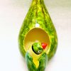 Nichoir nid d oiseau goutte décoration en céramique – Image 9