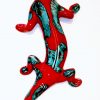 Salamandre/lézard modèle unique artisanal en céramique peint main – Image 4