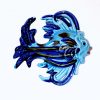 Poisson stylisé en céramique modèle unique peint à la main à accrocher – Image 2