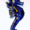 Petit hippocampe en céramique peint a la main – Image 11
