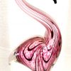 Flamant rose en verre soufflé grand modèle