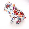 Chien bulldog statuette en résine à poser modèle unique