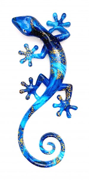 salamandre bleue très grand modèle à accrocher ou à poser