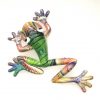 Grenouille décoration murale ou à poser en résine grand modèle