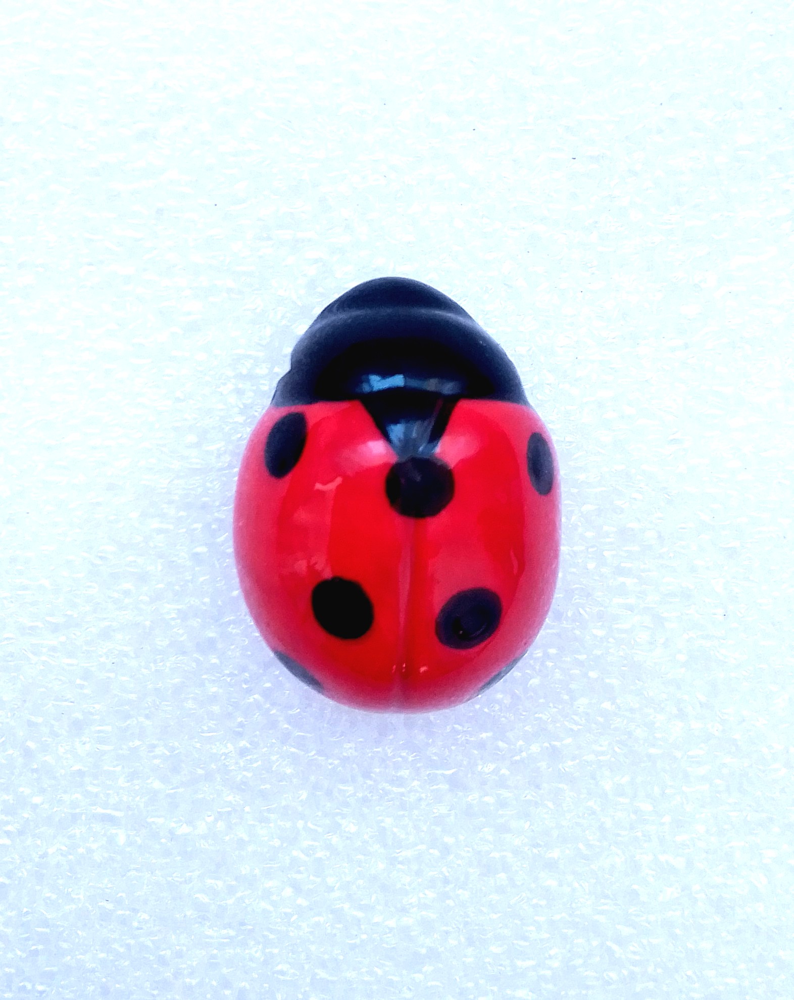 Lot De 4 Magnets Coccinelle Rouge – Décoration Pour Jardin, Terrasse, Intérieur (environ 3,5 Cm)