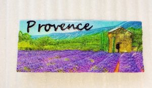 magnet La Provence lavande en résine