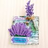 magnet en relief en résine bouquet et fiole de lavande