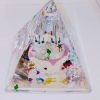 porte stylo presse papier chats pyramide