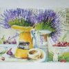 lavande belle Provence Saint Rémy en été set de table éditions du marronnier