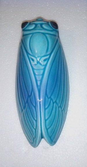 cigale turquoise fabriquée en France