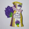 bouquet et chapelet de lavande magnet en relief en résine à motifs brillants