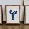 homards bleus marine encadré