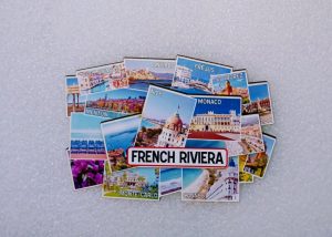 magnet multi vues Nice, Monaco, Cannes, Monte- Carlo, Fréjus, St Tropez ,Antibes, Menton
