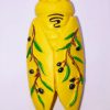 cigale jaune olives noires magnet/aimant en résine