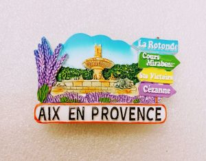 Magnet Aix en Provence en relief en résine