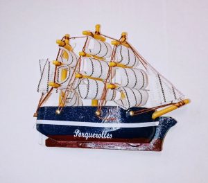 Magnet voilier trois mats Porquerolles – Image 6