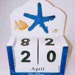 Calendrier en bois a poser