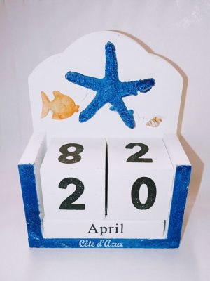 Calendrier en bois a poser
