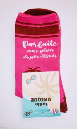 Parfaite avec plein de jolis défauts chaussettes