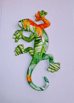 Salamandre magnet multicolore en résine – Image 17