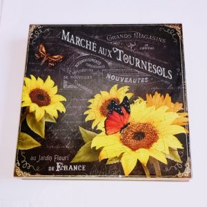 dessous de plat les tournesols éditions du marronnier en céramique