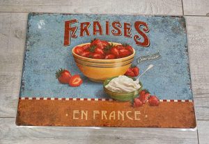 Fraises set de table éditions du marronnier