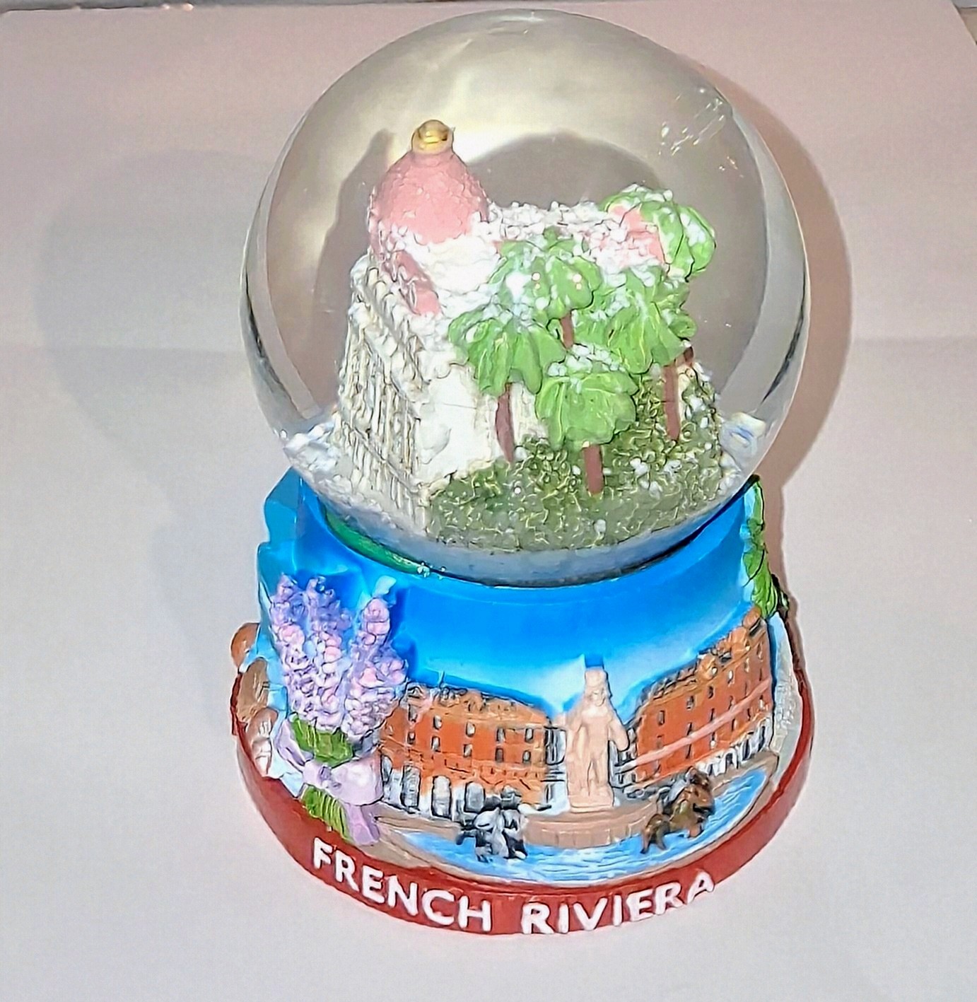 Nice - french riviera boule à neige grand modèle