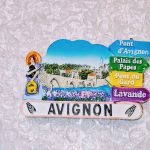 Avignon, pont d'Avignon magnet en relief en résine