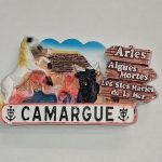 Magnet Camargue en relief en résine